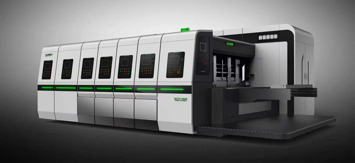 Automatic Full process adsorption Flexo Printing Die Cutting Slotting Machine for Carton Boxes
