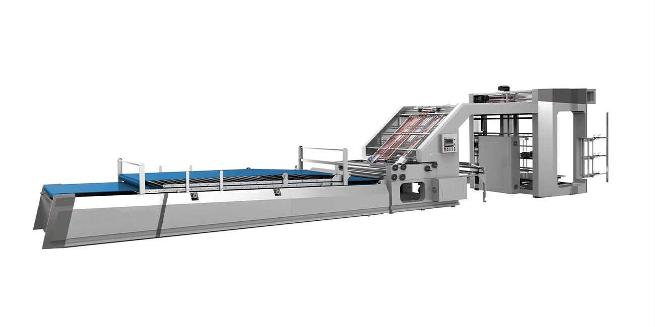 High Speed Corrugated Board Cardboard Paper Automatic Flute Laminating Machine